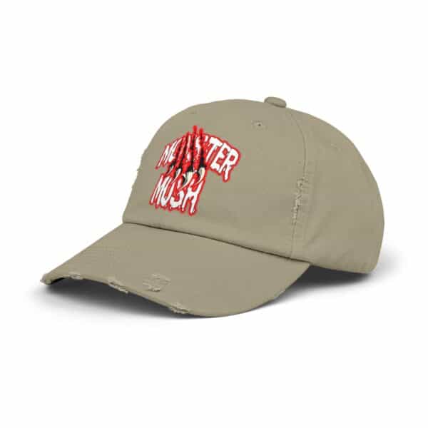 Monster Mosh Logo Distressed Cap for Gothic Style Lovers - Image 30
