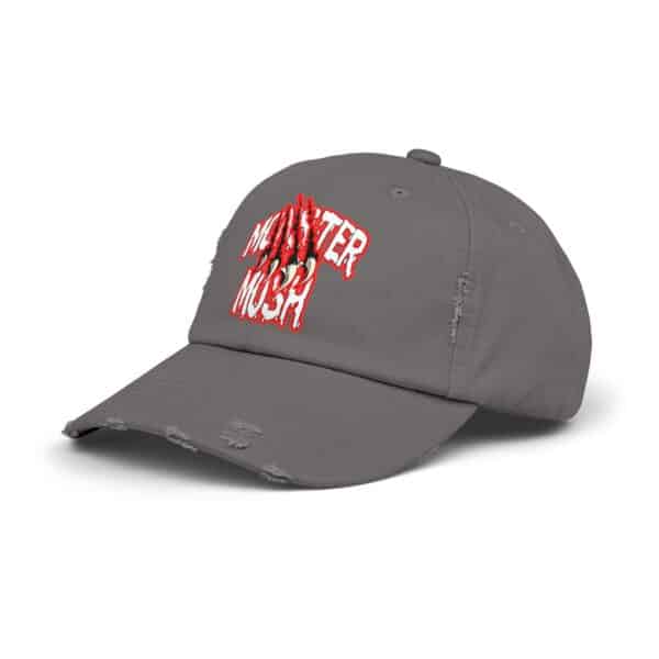 Monster Mosh Logo Distressed Cap for Gothic Style Lovers - Image 37