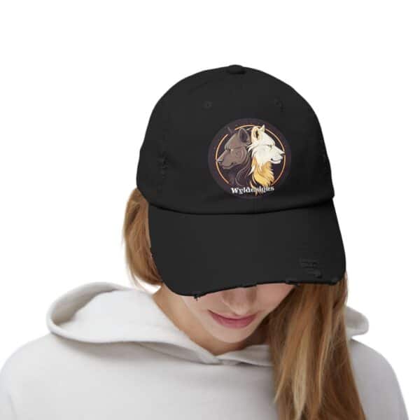 Wyldesigns Logo Distressed Cap for Gothic Style Lovers - Image 18