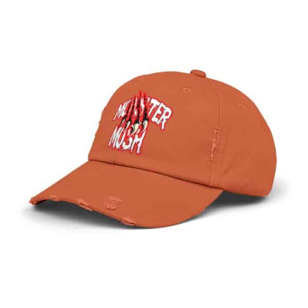 Monster Mosh Logo Distressed Cap for Gothic Style Lovers - Image 9