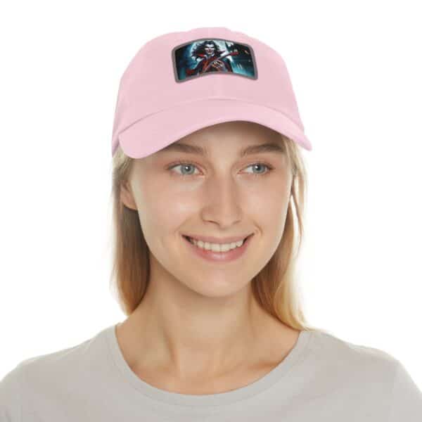 Monster Mosh Dracula Guitarist Stylish Dad Hat with Unique Leather Patch - Perfect for Music Lovers - Image 69