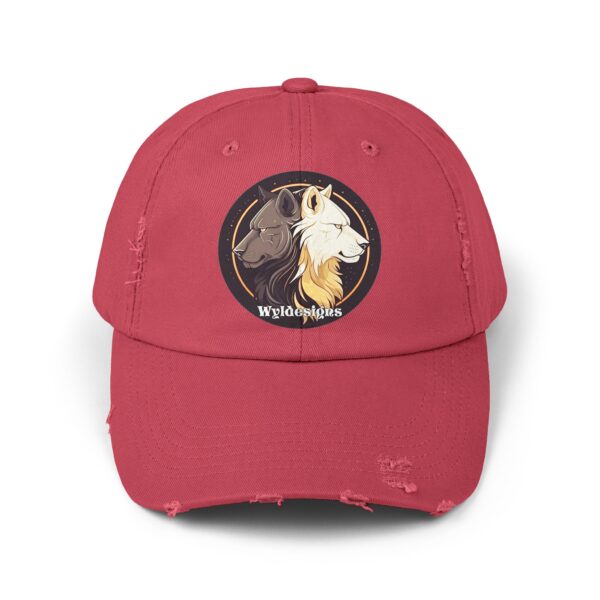 Wyldesigns Logo Distressed Cap for Gothic Style Lovers