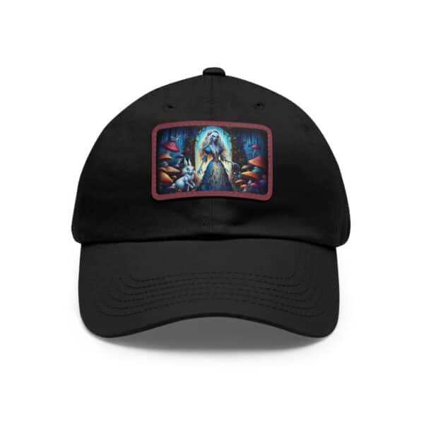 Undead Alice & White Rabbit Zombie #WT-D-A03 Leather Patch Dad Hat - Casual Style for Music Lovers - Image 31