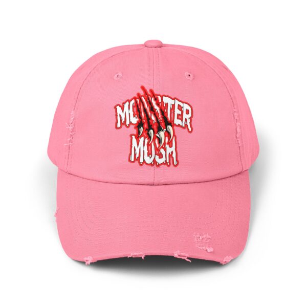 Monster Mosh Logo Distressed Cap for Gothic Style Lovers - Image 43
