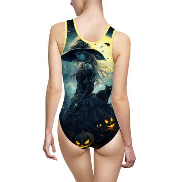 Swimsuit - Witch With Black Cat By Moonlight #MJ-W001 - Image 14