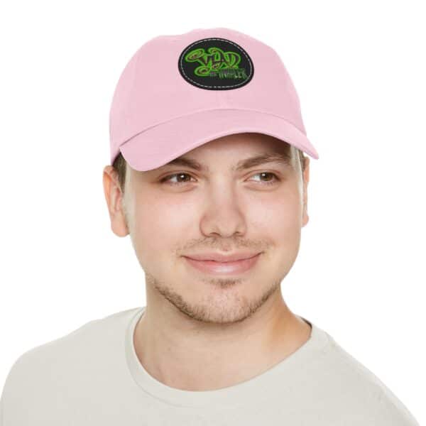 Vlad The Inhaler Band Artistic Round Leather Patch Dad Hat - Stylish Casual Cap - Image 95