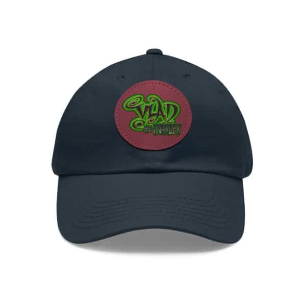 Vlad The Inhaler Band Artistic Round Leather Patch Dad Hat - Stylish Casual Cap - Image 86