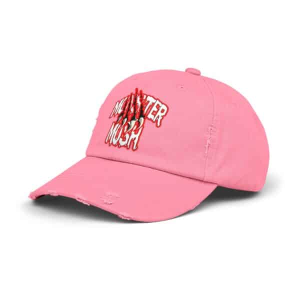 Monster Mosh Logo Distressed Cap for Gothic Style Lovers - Image 44
