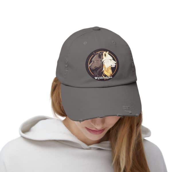 Wyldesigns Logo Distressed Cap for Gothic Style Lovers - Image 46