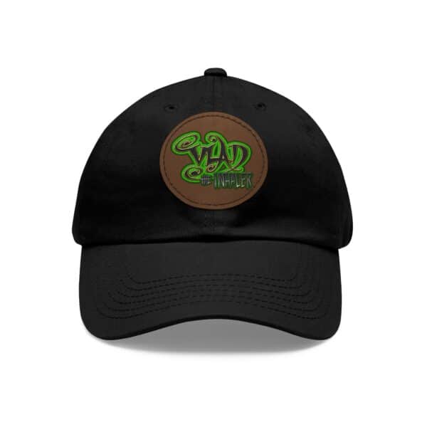 Vlad The Inhaler Band Artistic Round Leather Patch Dad Hat - Stylish Casual Cap - Image 6