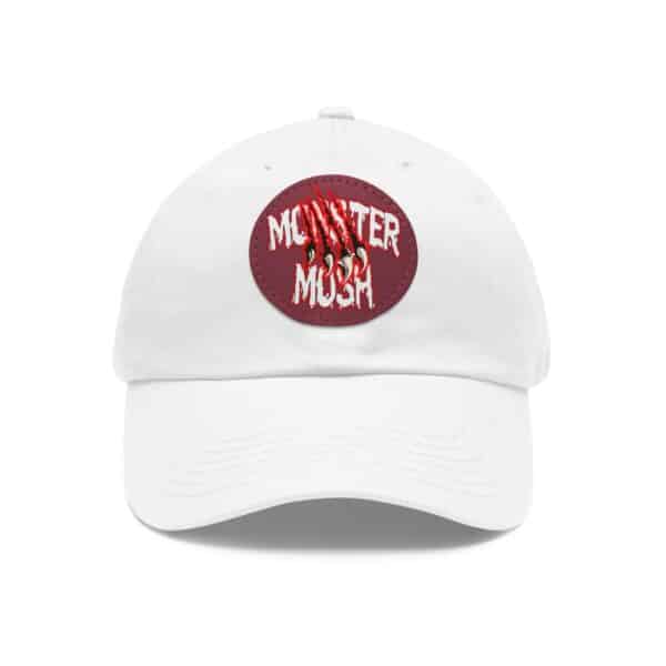 Monster Mosh Logo  Artistic Round Leather Patch Dad Hat - Stylish Casual Cap - Image 41