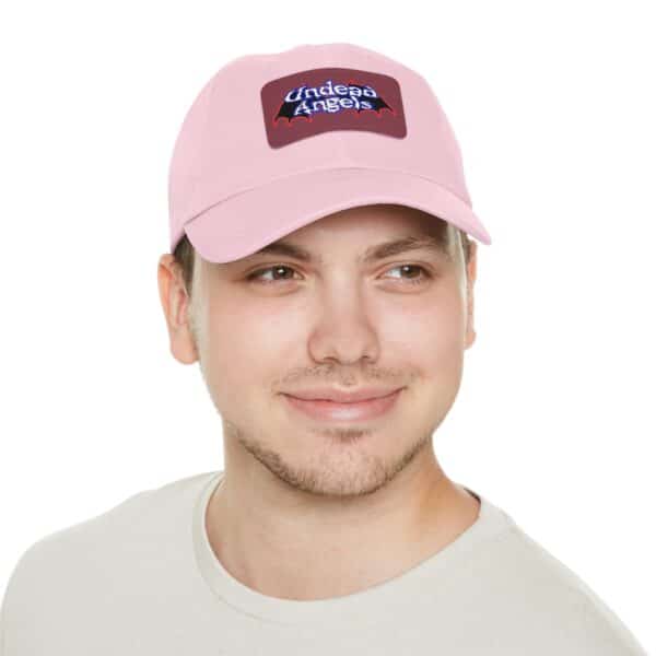 Undead Angels Logo Leather Patch Dad Hat - Casual Style for Music Lovers - Image 70