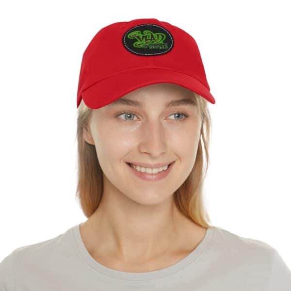 Vlad The Inhaler Band Artistic Round Leather Patch Dad Hat - Stylish Casual Cap - Image 44