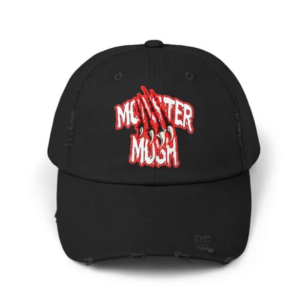 Monster Mosh Logo Distressed Cap for Gothic Style Lovers - Image 15
