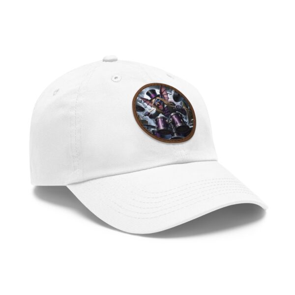 Vlad The Enforcer Bat Drummer #VTE001 Artistic Round Leather Patch Dad Hat - Stylish Casual Cap - Image 27