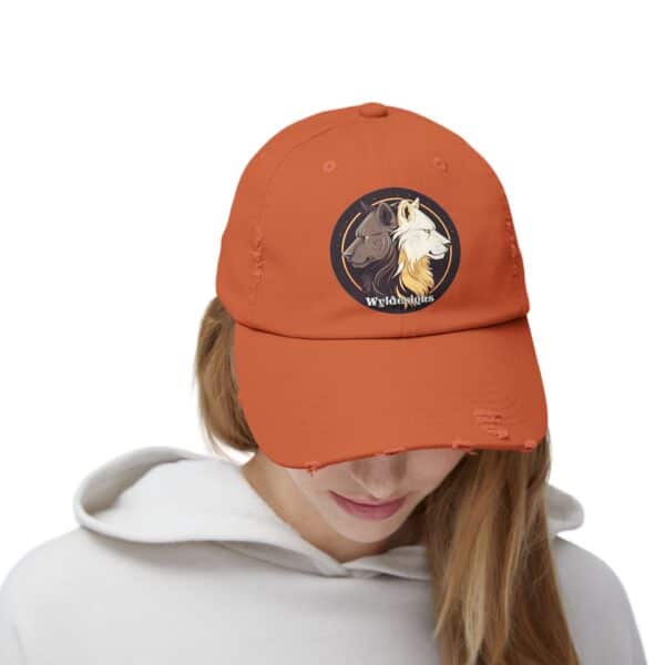 Wyldesigns Logo Distressed Cap for Gothic Style Lovers - Image 32