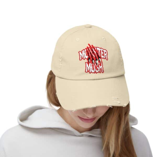 Monster Mosh Logo Distressed Cap for Gothic Style Lovers - Image 25