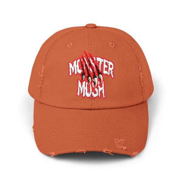 Monster Mosh Logo Distressed Cap for Gothic Style Lovers - Image 8