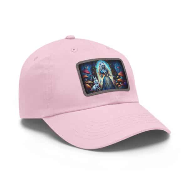 Undead Alice & White Rabbit Zombie #WT-D-A03 Leather Patch Dad Hat - Casual Style for Music Lovers - Image 62