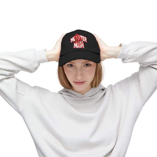 Monster Mosh Logo Distressed Cap for Gothic Style Lovers - Image 21