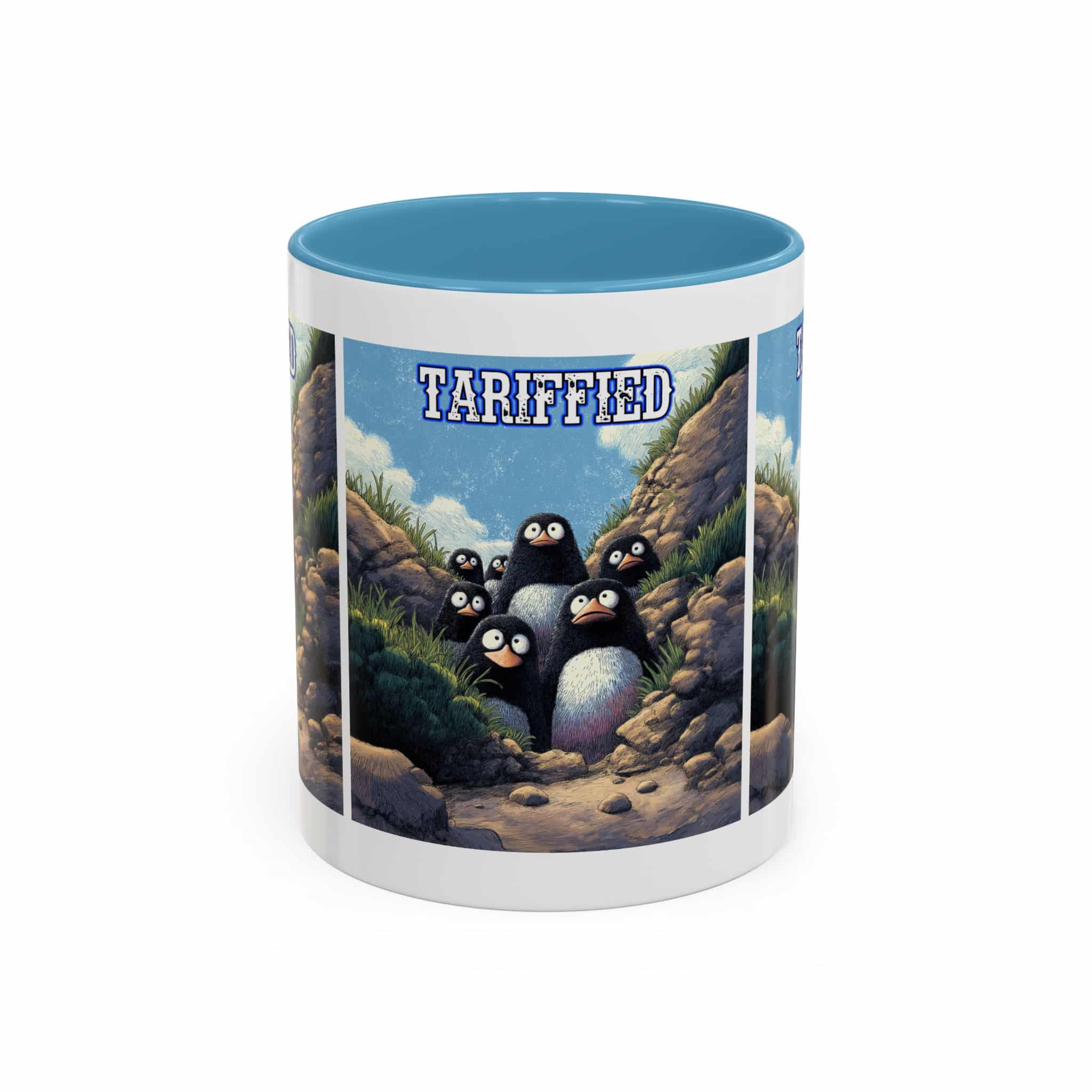 Tariffied Accent Coffee Mug (11, 15oz) - Tariff Fear Is Real