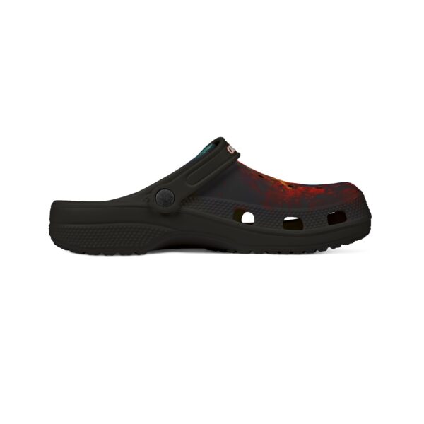 Cannibalistic Chicken Band Design Clog Shoes - Image 4