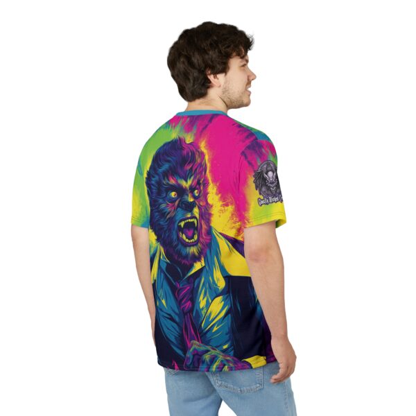 The Wolfman II Pop 60's Art Style Tee Unisex (AOP) - Image 13