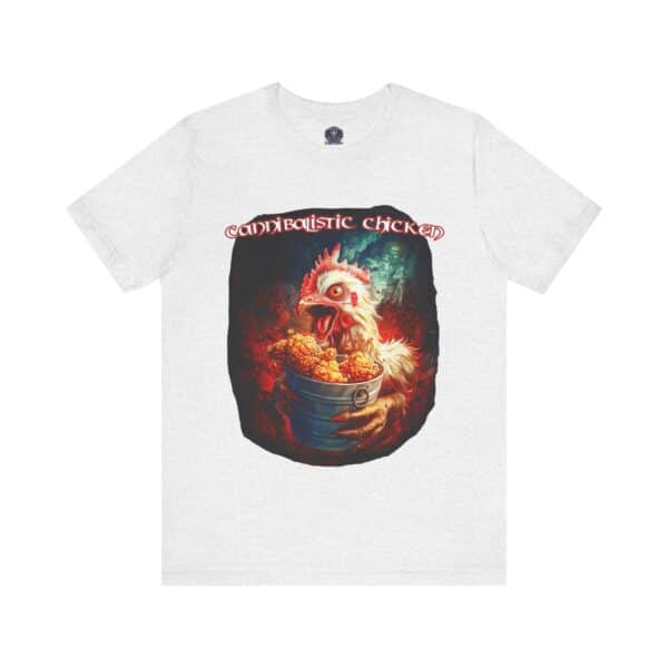Cannibalistic Chicken Band Tee Alt Logo Font - Image 40