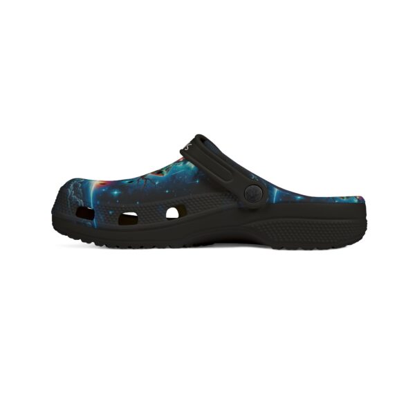Cosmic Chameleon Design #WD-D004 By Wyldesigns - Clog Shoes - Image 6