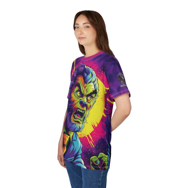 The Wolfman Pop 60's Art Style Tee Unisex (AOP) - Image 38