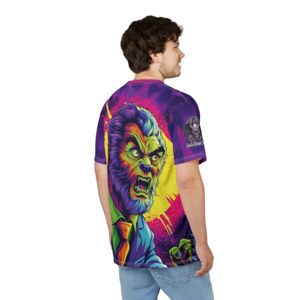 The Wolfman Pop 60's Art Style Tee Unisex (AOP) - Image 33