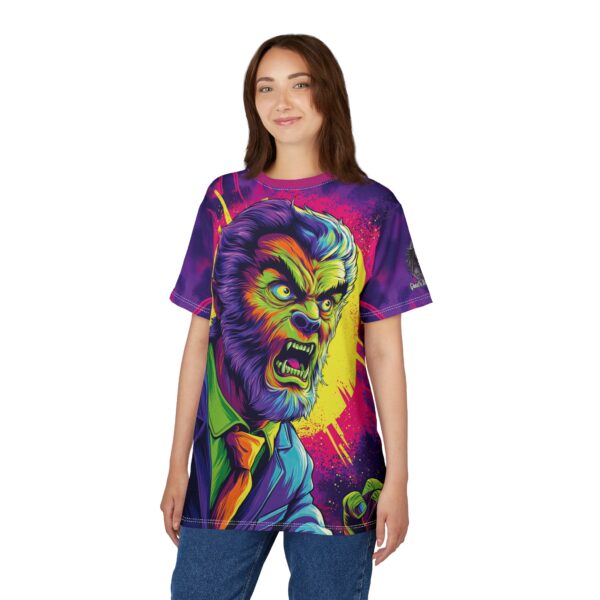 The Wolfman Pop 60's Art Style Tee Unisex (AOP) - Image 31
