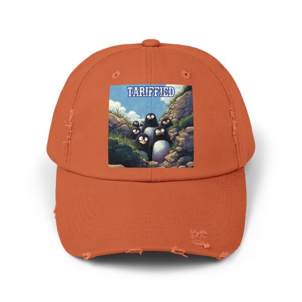 Tariffied Logo Distressed Cap - Tariff Fear Is Real - Image 8