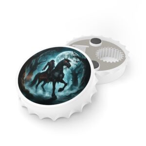 Sleepy Hollow Headless Horseman Bottle Opener – Gothic Decor for Halloween & Everyday Use