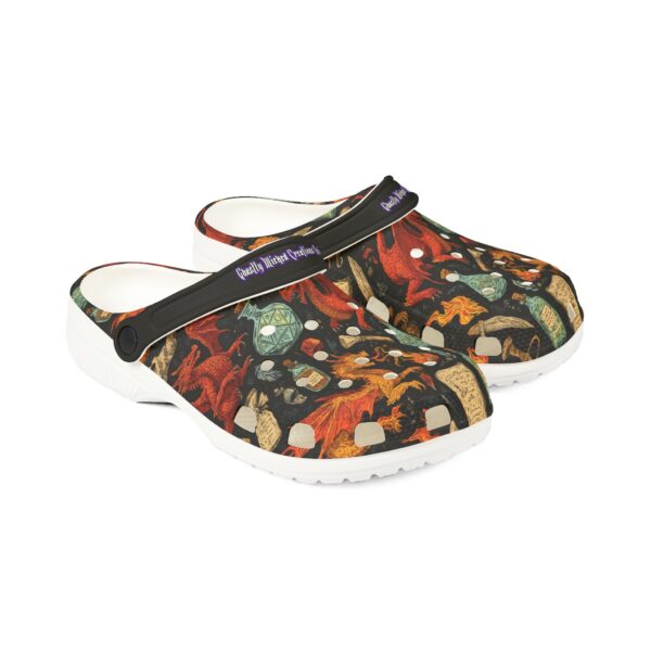 Epic Fantasy Dragon Pattern Clogs - Image 11