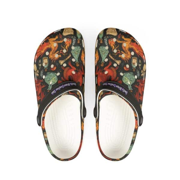 Epic Fantasy Dragon Pattern Clogs - Image 10