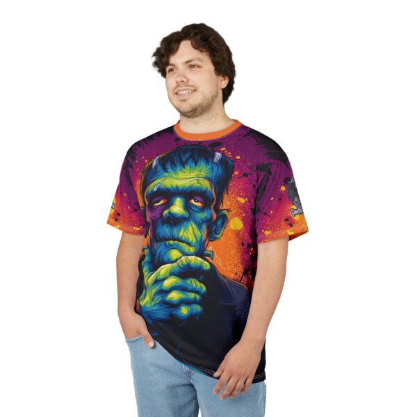 Frankenstein II Pop 60's Art Style Tee Unisex (AOP) - Image 30