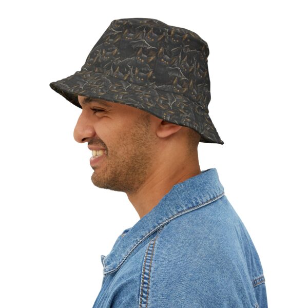 Spooky Cat Bucket Hat - Halloween Fashion Accessory - Image 8