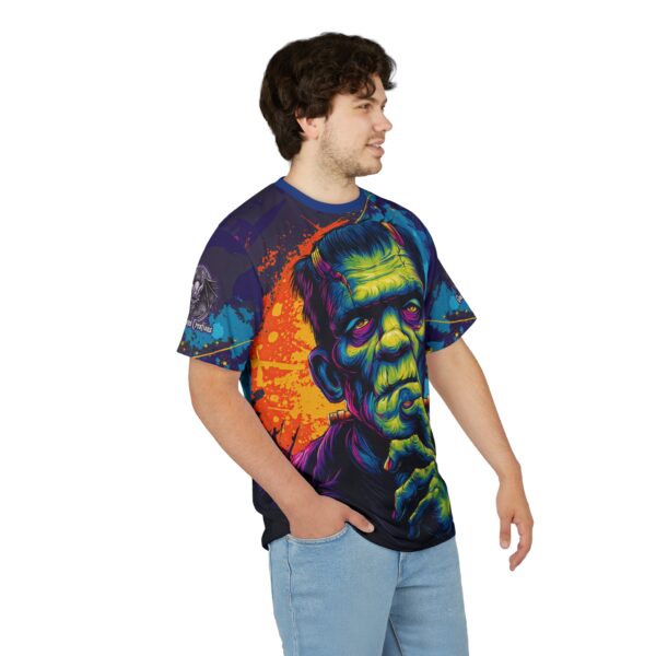 Frankenstein Pop 60's Art Style Tee Unisex (AOP) - Image 16