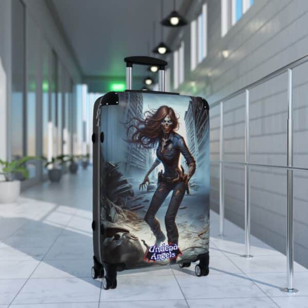 Undead Angels Zombie Police Officer Terri #UA-ZT001 Personalized Luggage - Image 7
