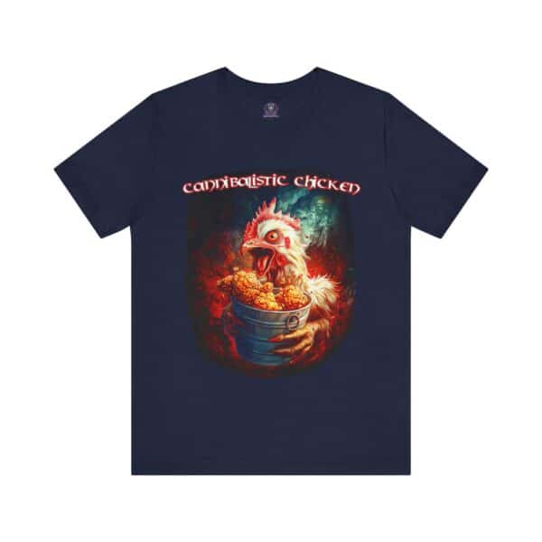 Cannibalistic Chicken Band Tee Alt Logo Font - Image 15