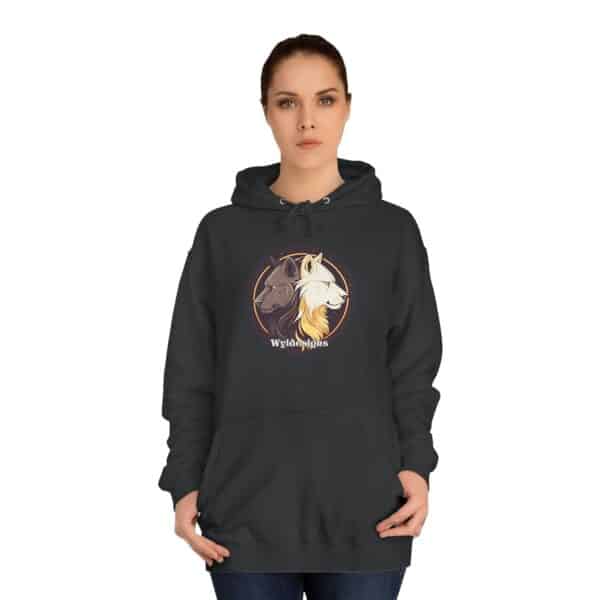 Black Panther WD-D002 By Wyldesigns Unisex College Hoodie - Image 4