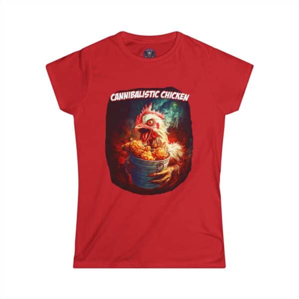 Cannibalistic Chicken (Band) Women's Softstyle Tee - Image 16