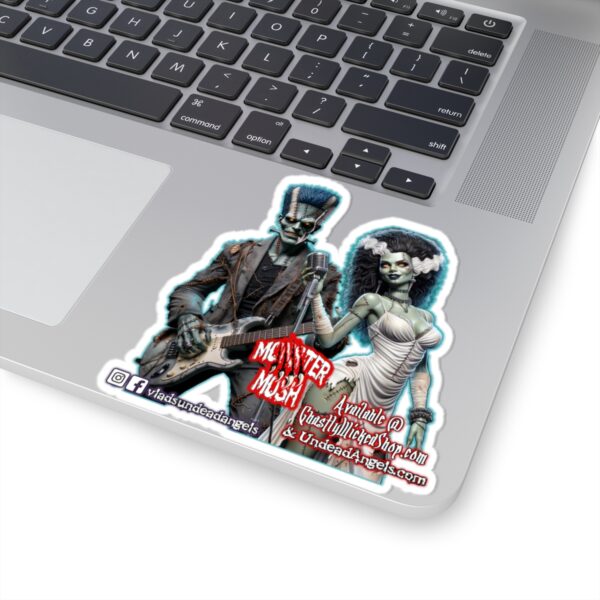 Monster Mosh Frankenstein Guitarist & Bride Singer Promo Style Sticker (Indoor) - Image 2