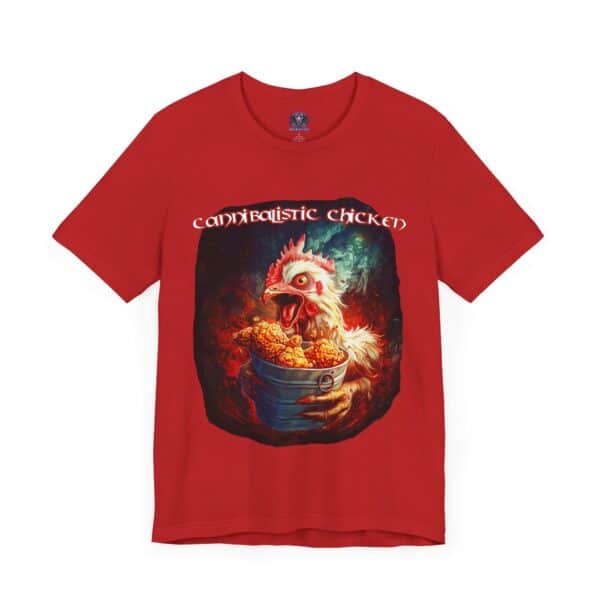 Cannibalistic Chicken Band Tee Alt Logo Font - Image 37