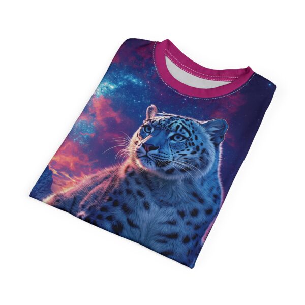 Snow Leopard Unisex Tee by Wyldesigns - Wildlife Graphic T-Shirt #WD-D016 (AOP) - Image 30