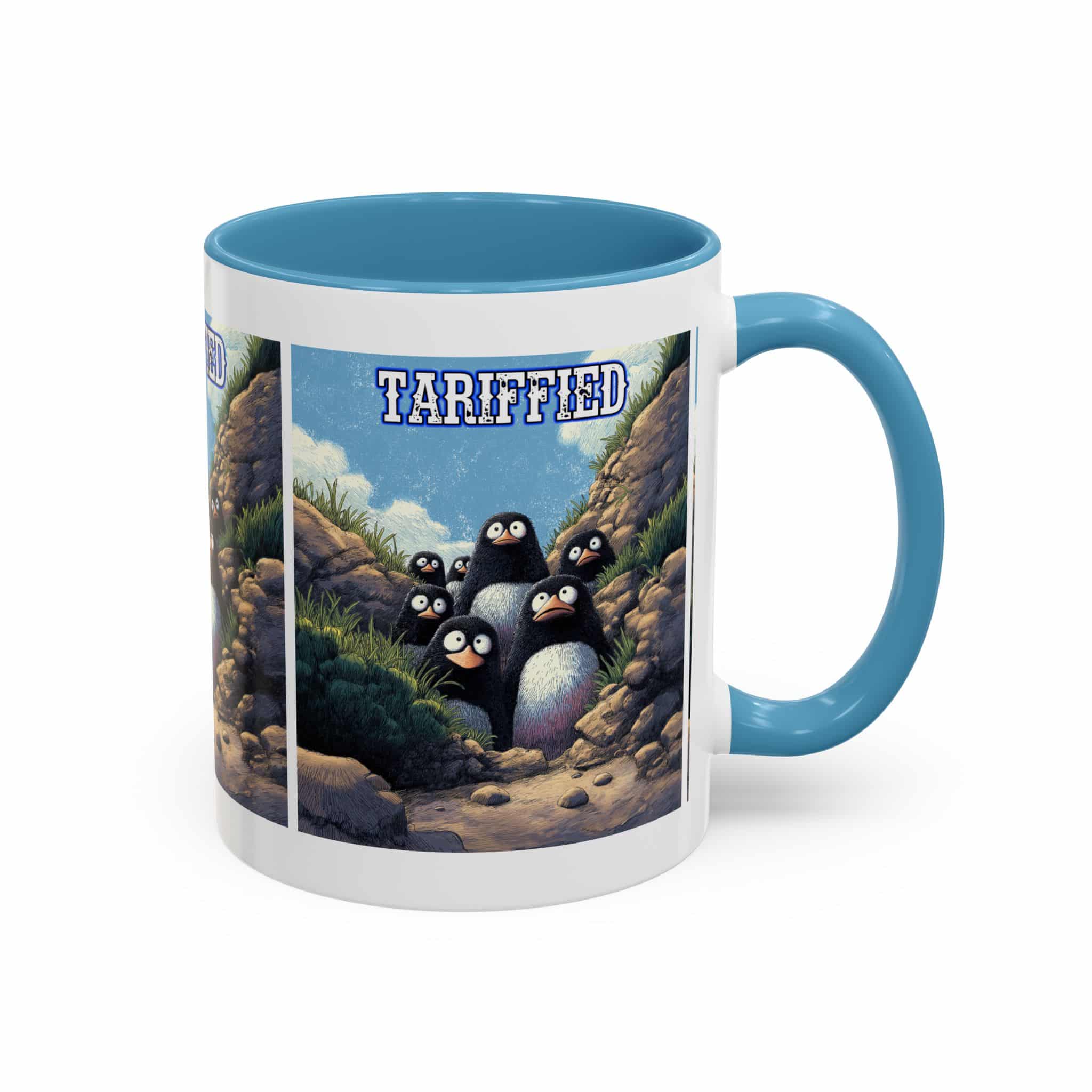 Tariffied Accent Coffee Mug (11, 15oz) - Tariff Fear Is Real - Image 2