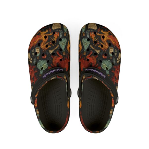 Epic Fantasy Dragon Pattern Clogs - Image 2