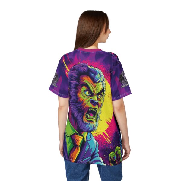 The Wolfman Pop 60's Art Style Tee Unisex (AOP) - Image 34