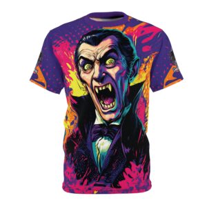 Dracula Pop 60's Art Style Tee Unisex (AOP)